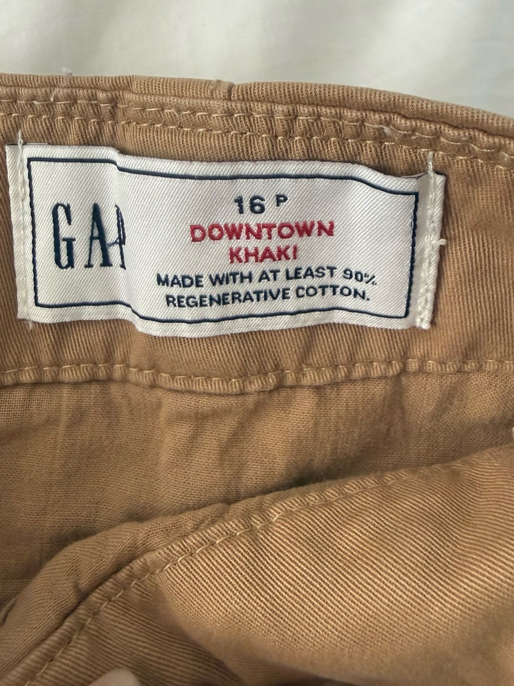 GAP Downtown Khaki Pants - tan